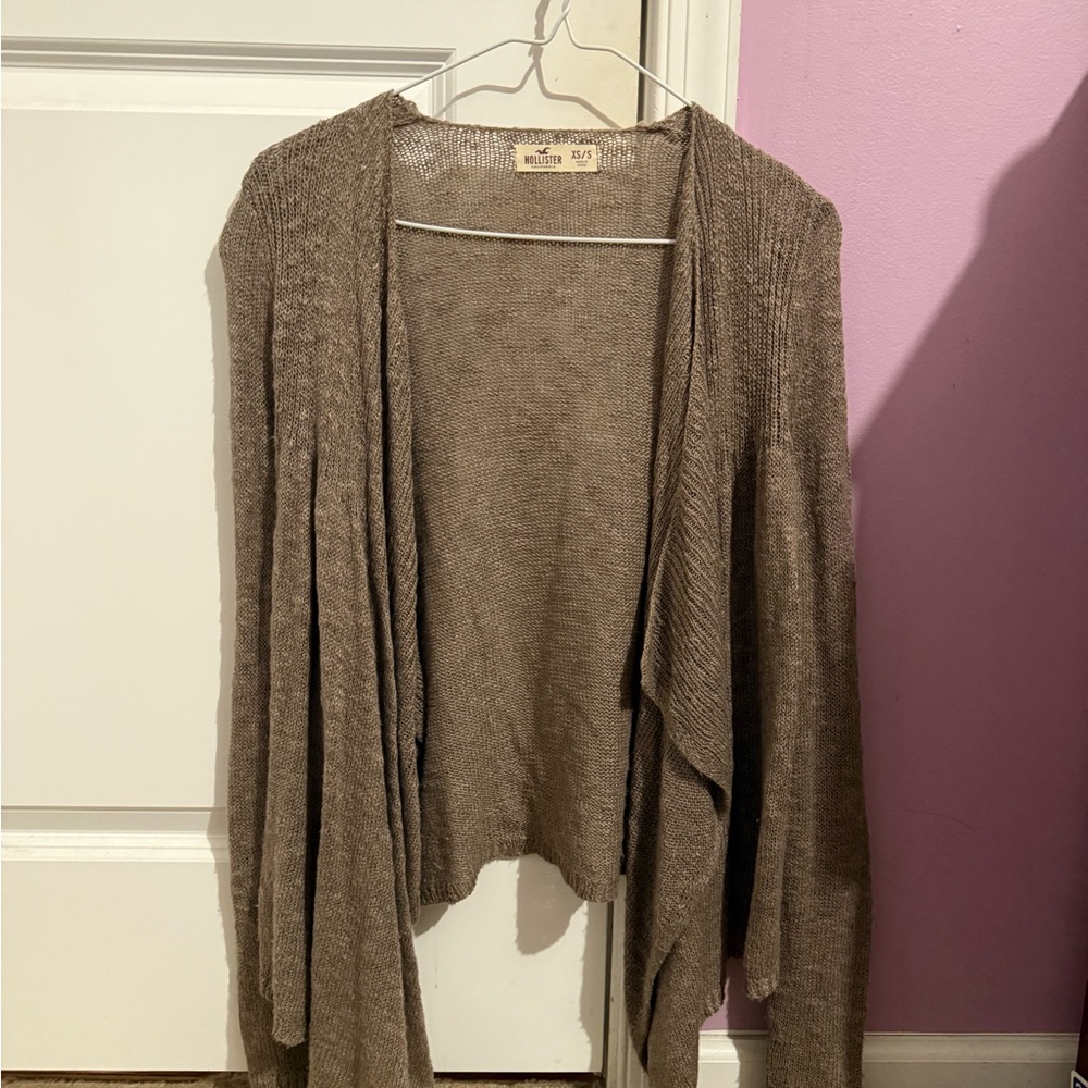 Hollister Women's Brown Sweater Cardigan